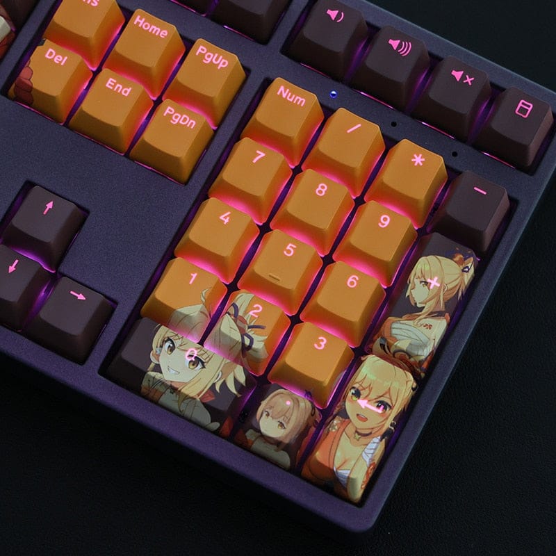 My Anime Keycaps Complete Set Genshin Impact: Yoimiya Backlit Keycap Set