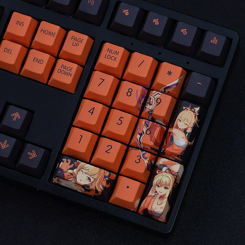 My Anime Keycaps Complete Set Genshin Impact: Yoimiya Keycap Set