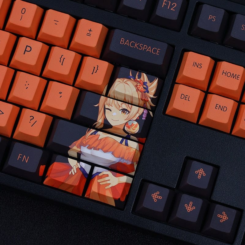 My Anime Keycaps Complete Set Genshin Impact: Yoimiya Keycap Set