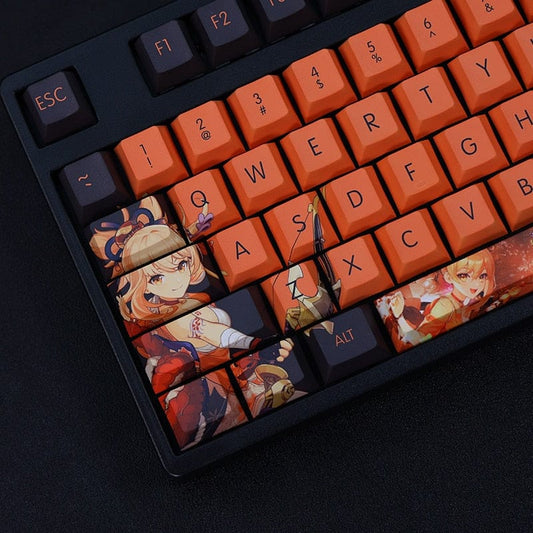 My Anime Keycaps Complete Set Genshin Impact: Yoimiya Keycap Set
