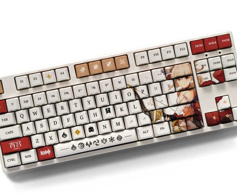 My Anime Keycaps Complete Set Genshin Impact: Yoimiya OEM Keycap Set