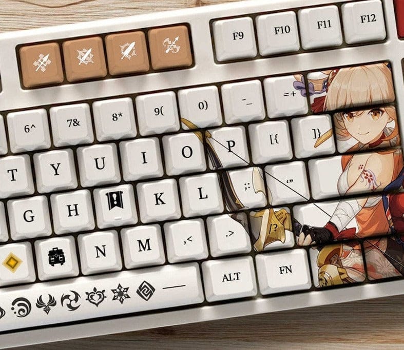 My Anime Keycaps Complete Set Genshin Impact: Yoimiya OEM Keycap Set
