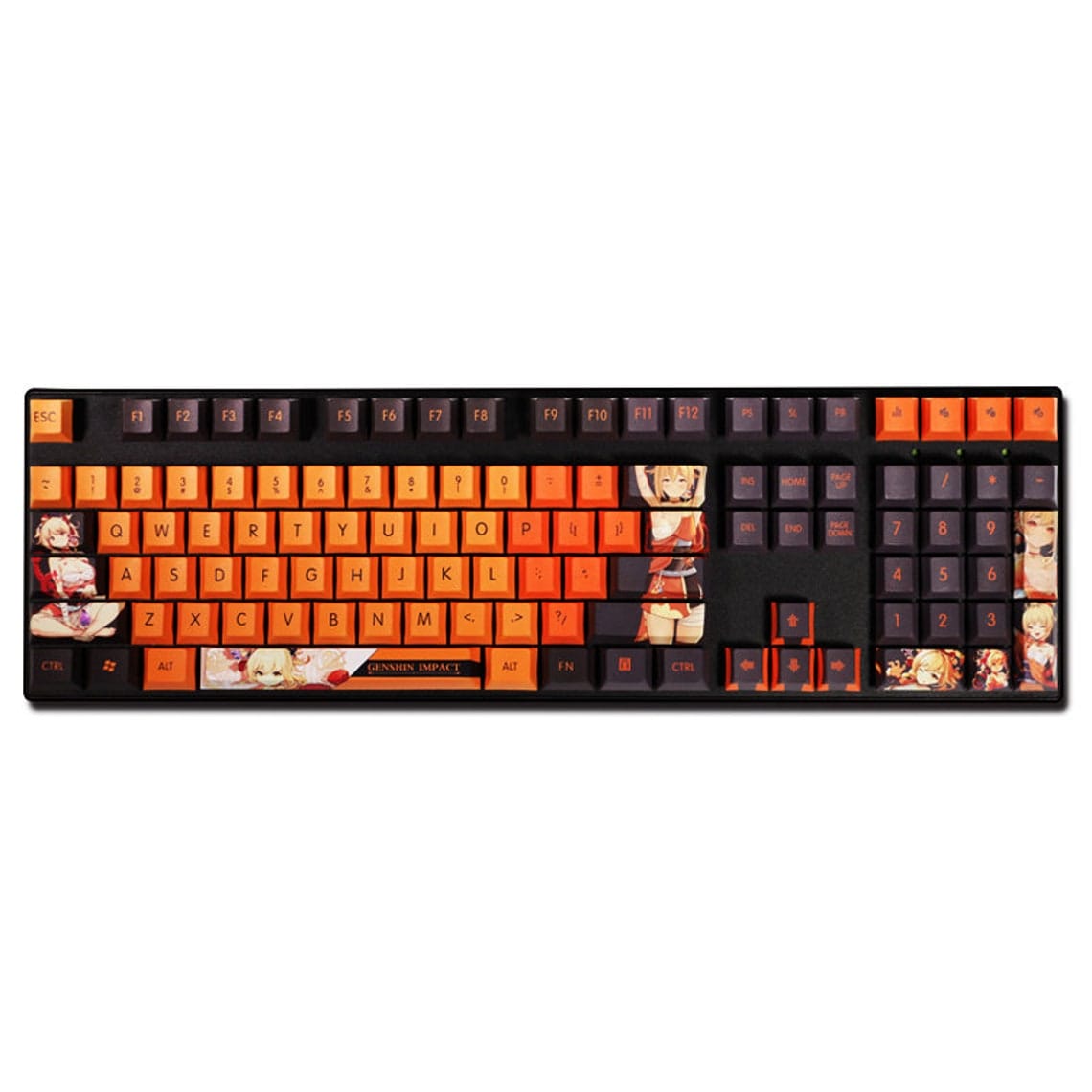 My Anime Keycaps Complete Set Genshin Impact: Yoimiya Orange Keycap Set