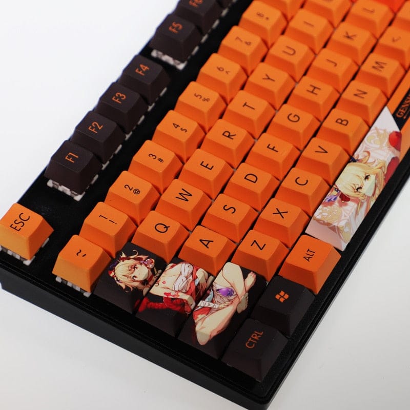 My Anime Keycaps Complete Set Genshin Impact: Yoimiya Orange Keycap Set