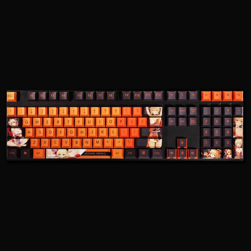 My Anime Keycaps Complete Set Genshin Impact: Yoimiya Orange Keycap Set