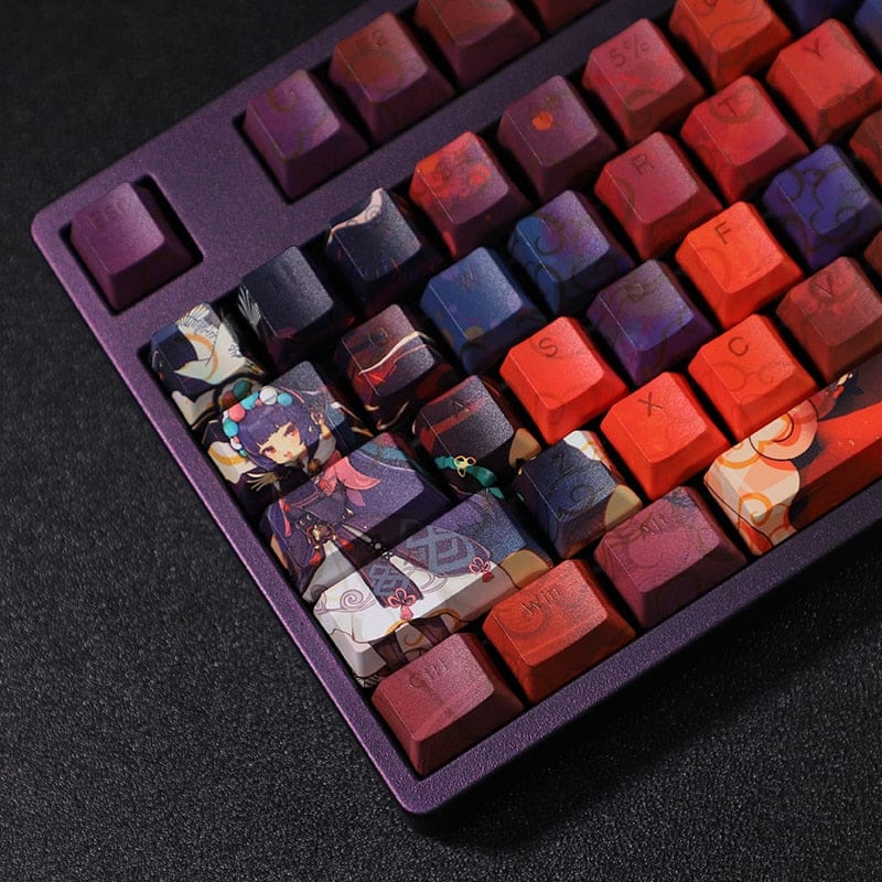 My Anime Keycaps Complete Set Genshin Impact: Yun Jin Backlit Keycap Set