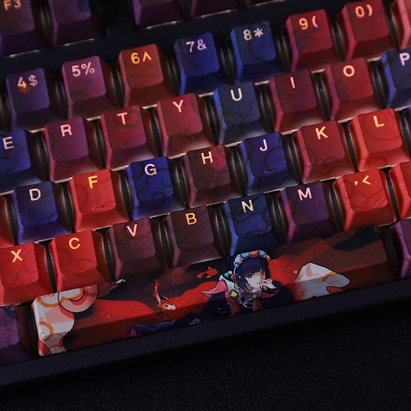 My Anime Keycaps Complete Set Genshin Impact: Yun Jin Backlit Keycap Set