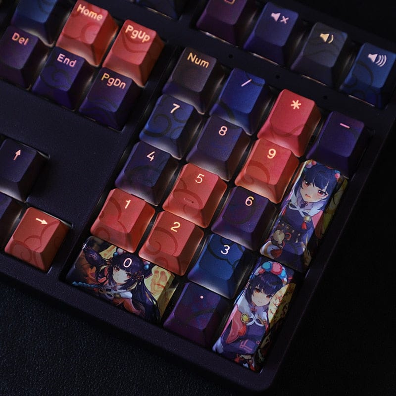 My Anime Keycaps Complete Set Genshin Impact: Yun Jin Backlit Keycap Set
