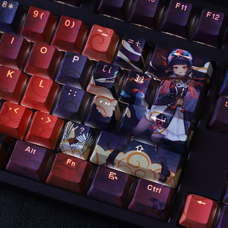 My Anime Keycaps Complete Set Genshin Impact: Yun Jin Backlit Keycap Set