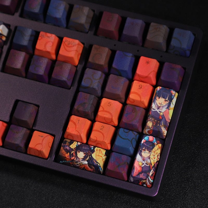 My Anime Keycaps Complete Set Genshin Impact: Yun Jin Backlit Keycap Set