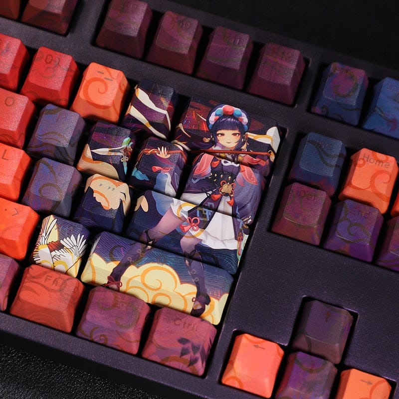 My Anime Keycaps Complete Set Genshin Impact: Yun Jin Backlit Keycap Set
