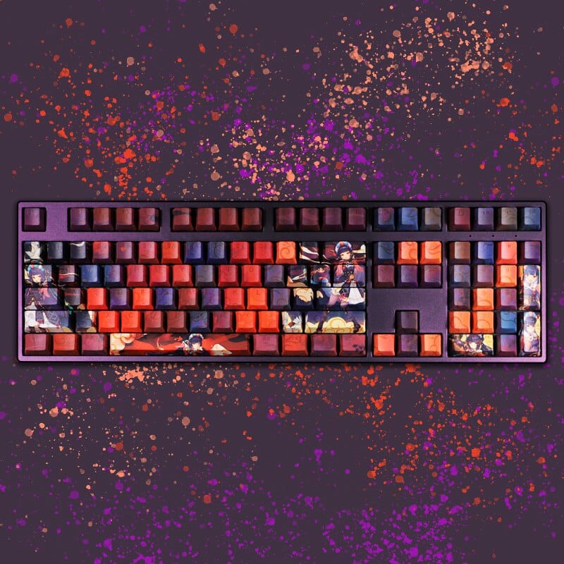 My Anime Keycaps Complete Set Genshin Impact: Yun Jin Backlit Keycap Set