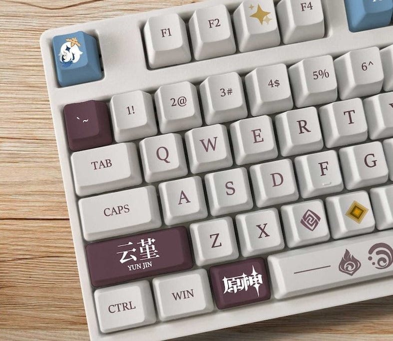 My Anime Keycaps Complete Set Genshin Impact: Yun Jin OEM Keycap Set