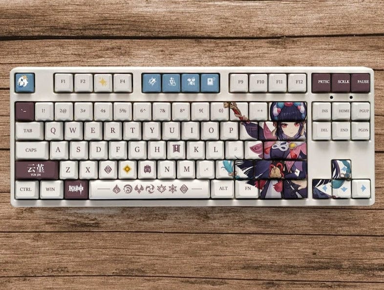 My Anime Keycaps Complete Set Genshin Impact: Yun Jin OEM Keycap Set