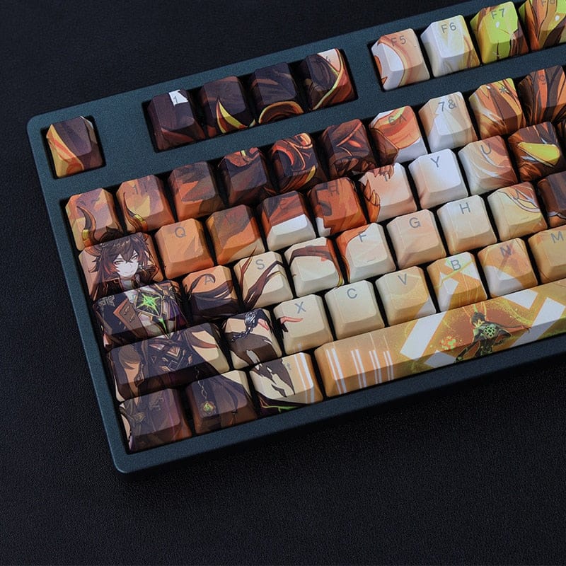 My Anime Keycaps Complete Set Genshin Impact: Zhongli Backlit Keycap Set