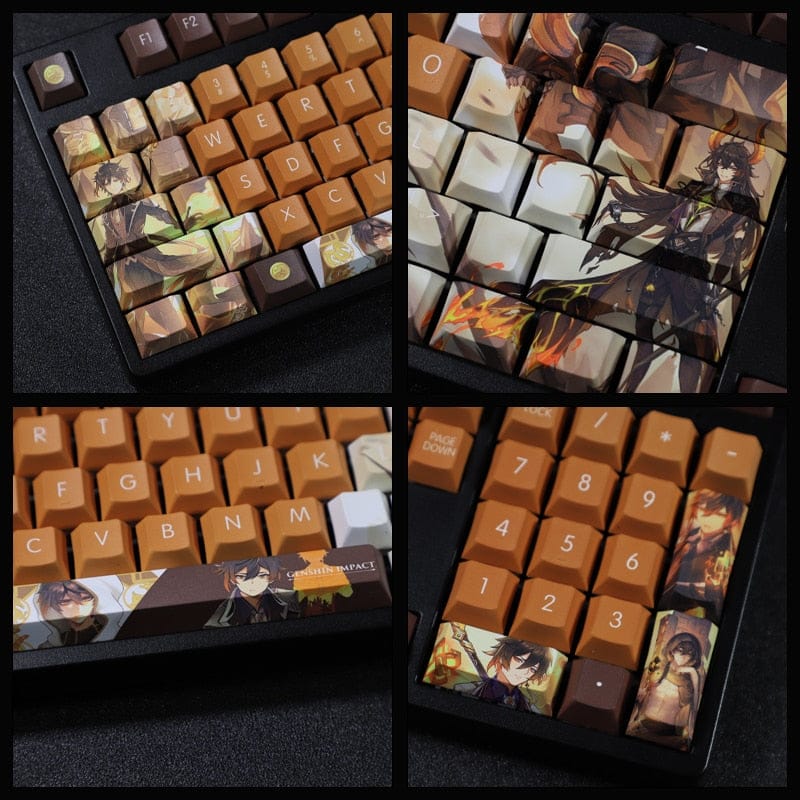 My Anime Keycaps Complete Set Genshin Impact: Zhongli Keycap Set