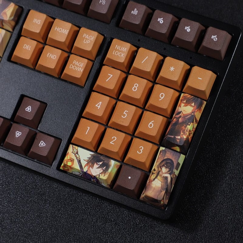My Anime Keycaps Complete Set Genshin Impact: Zhongli Keycap Set