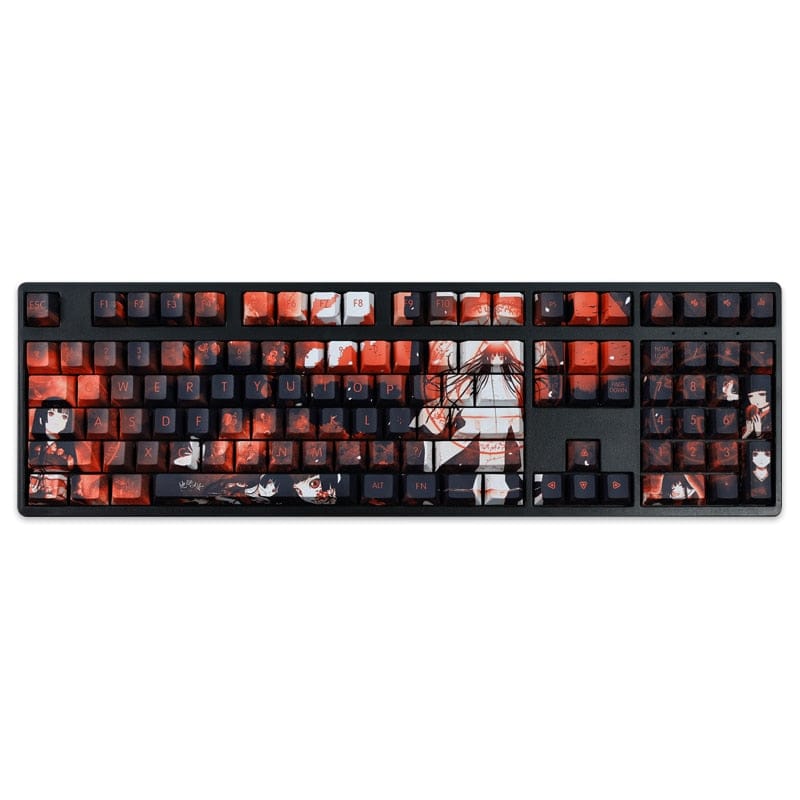 My Anime Keycaps Complete Set Hell Girl: Ai Enma Orange Keycap Set