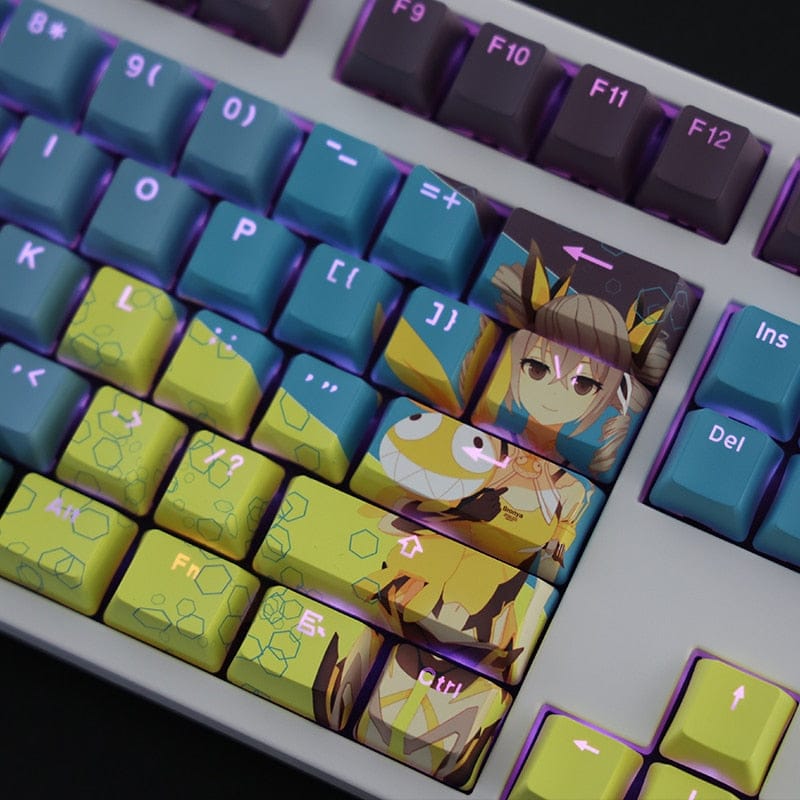 My Anime Keycaps Complete Set Honkai: Bronya Zaychik Backlit Keycap Set