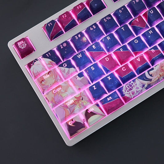 My Anime Keycaps Complete Set Honkai: Elysia Backlit Keycap Set