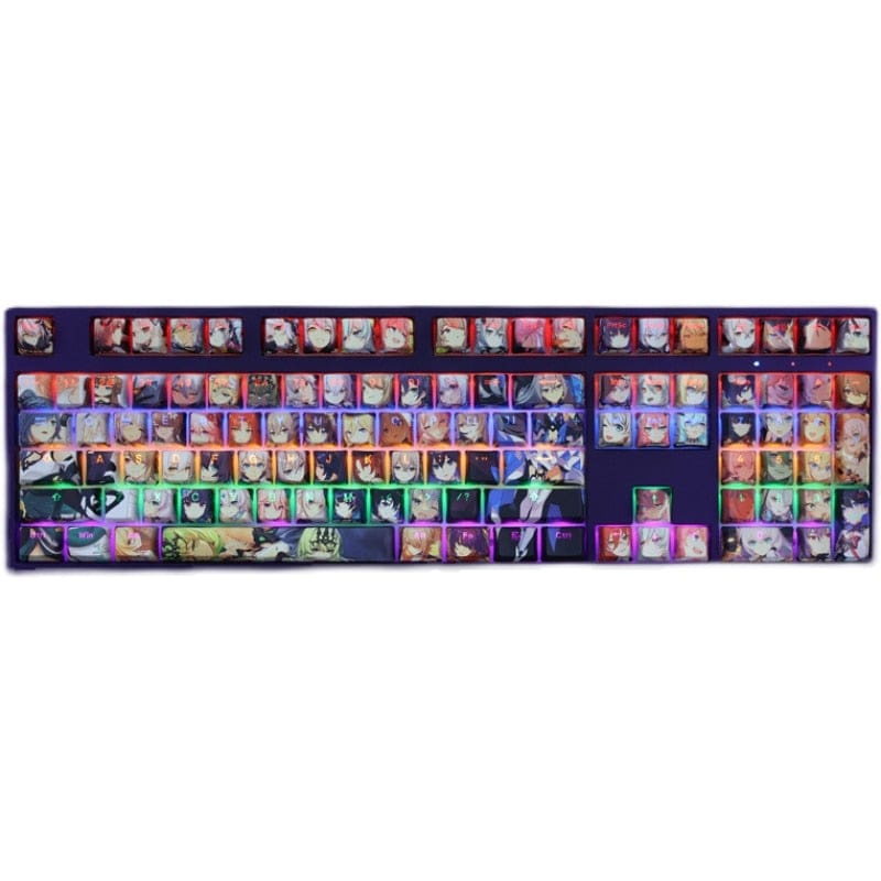 My Anime Keycaps Complete Set Honkai: Female Backlit Keycap Set