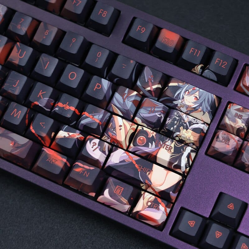 My Anime Keycaps Complete Set Honkai: Fu Hua Keycap Set