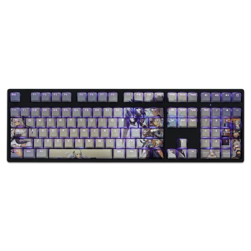My Anime Keycaps Complete Set Honkai: Kiana Kaslana Backlit Keycap Set