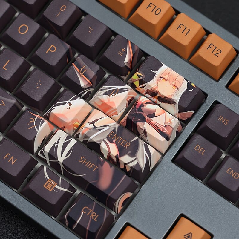My Anime Keycaps Complete Set Honkai: Kiana Kaslana Keycap Set