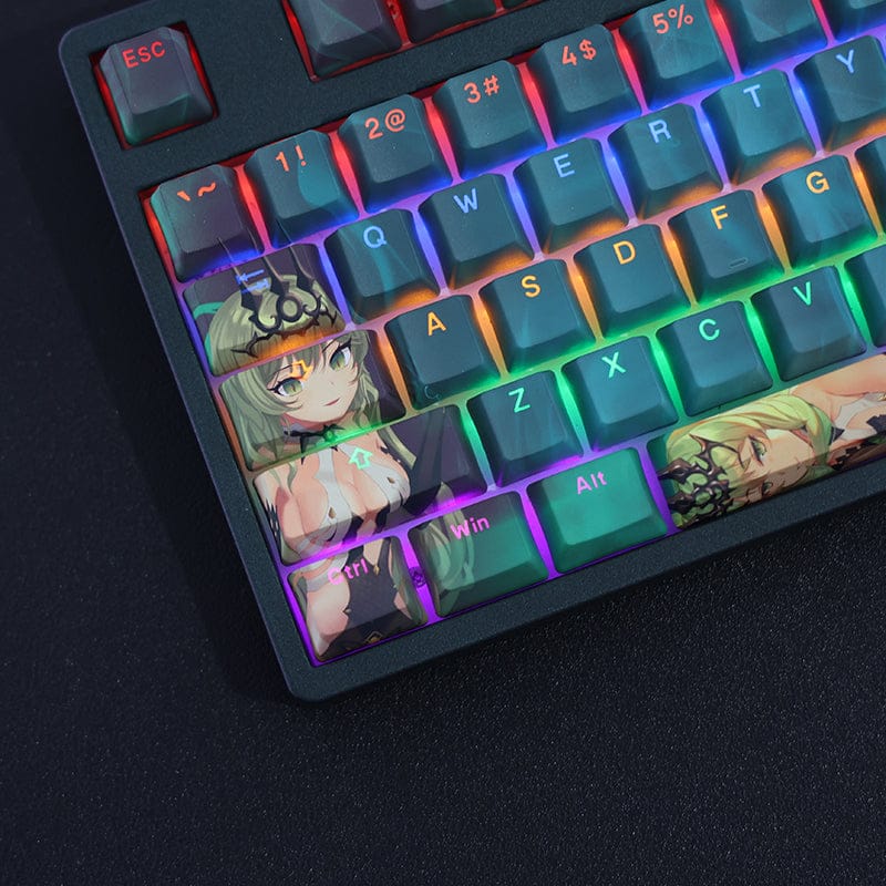 My Anime Keycaps Complete Set Honkai: Mobius Backlit Keycap Set