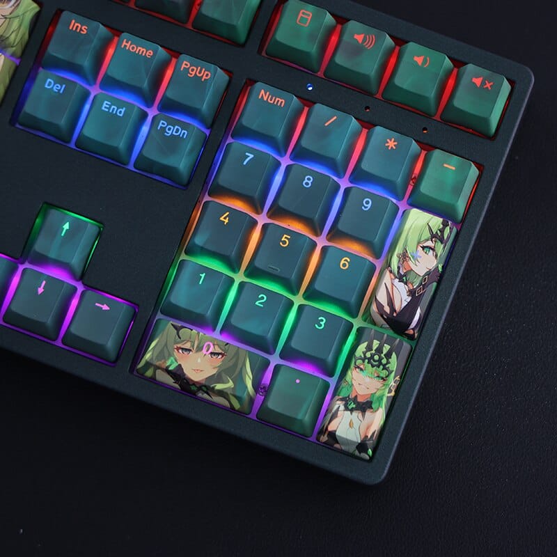 My Anime Keycaps Complete Set Honkai: Mobius Backlit Keycap Set