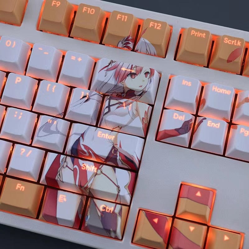 My Anime Keycaps Complete Set Honkai: Phoenix Backlit Keycap Set