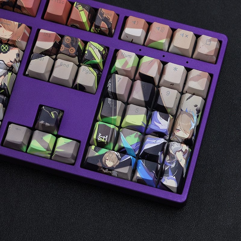 My Anime Keycaps Complete Set Honkai: Rita Rossweisse Backlit Keycap Set