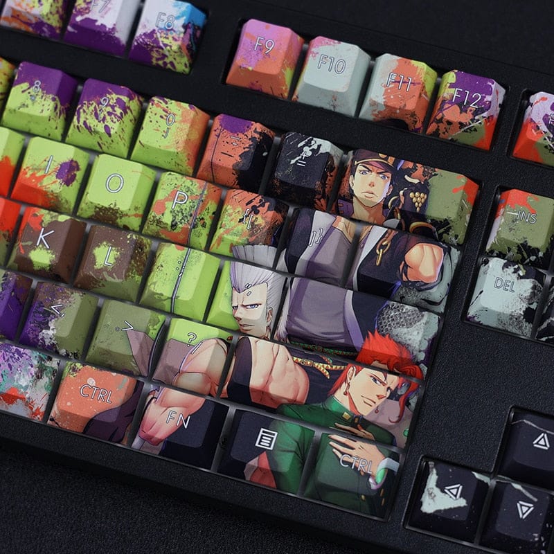 Pjo Keycaps JoJo's Bizarre Adventure Keycap Set