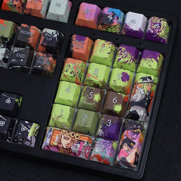 Pjo Keycaps JoJo's Bizarre Adventure Keycap Set