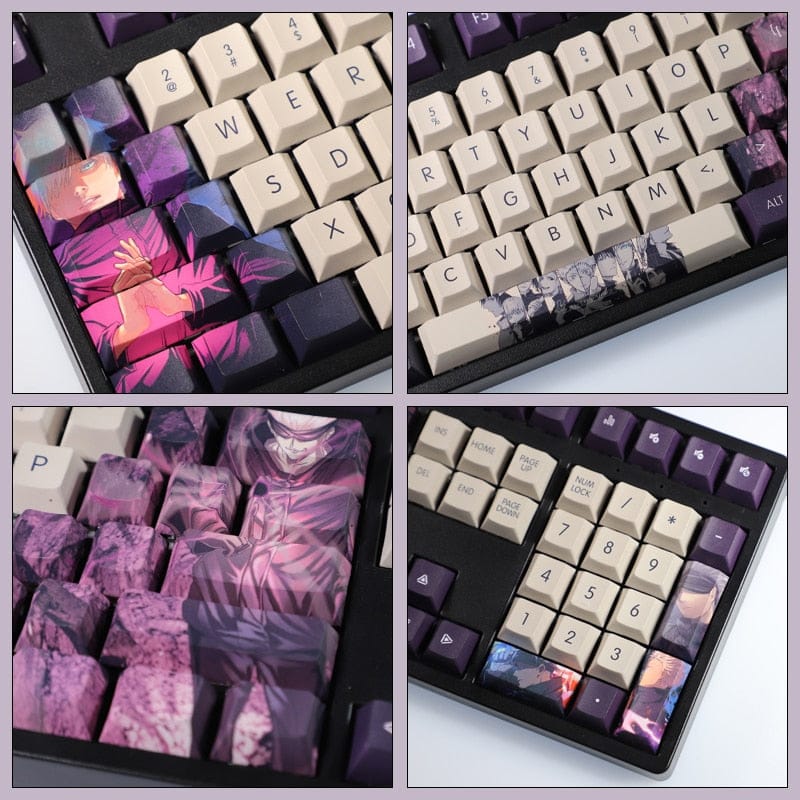 Pjo Keycaps Satoru Gojo (Jujutsu Kaisen) Purple Keycap Set