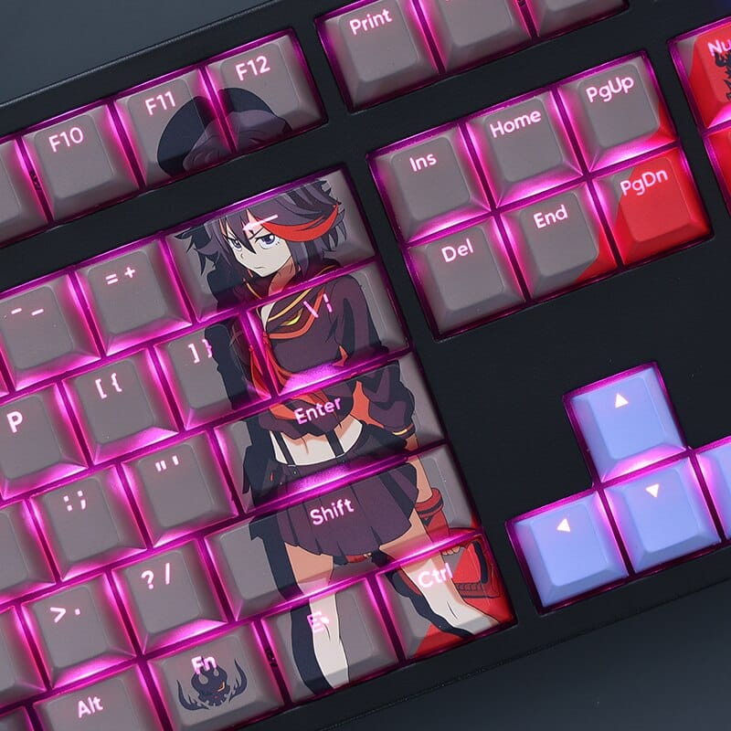 My Anime Keycaps Complete Set Kill la Kill: Backlit Keycap Set