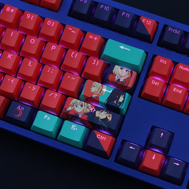 My Anime Keycaps Complete Set Lycoris Recoil: Chisato and Takina Backlit Keycap Set