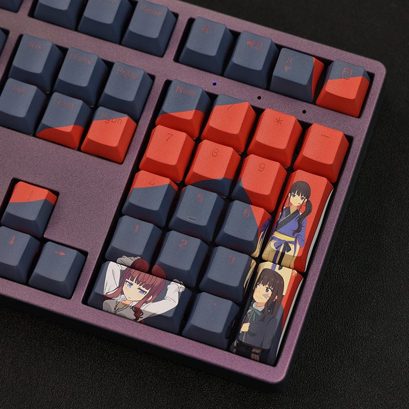 My Anime Keycaps Complete Set Lycoris Recoil: Takina and Chisato Backlit Keycap Set