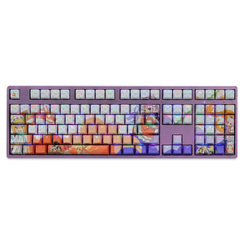 My Anime Keycaps Complete Set Miss Kobayashi's Dragon Maid: Backlit Keycap Set