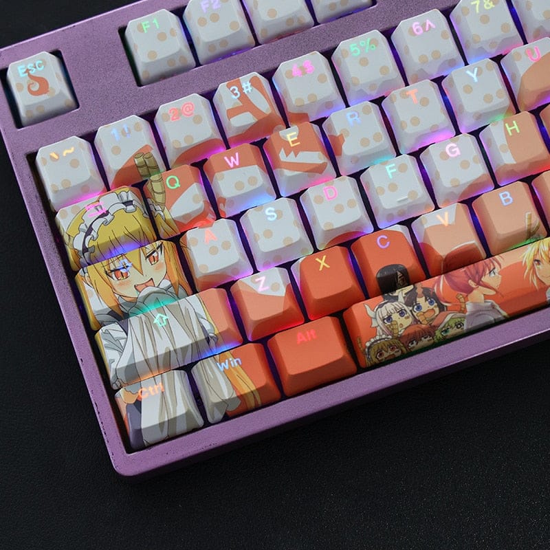 My Anime Keycaps Complete Set Miss Kobayashi's Dragon Maid: Backlit Keycap Set