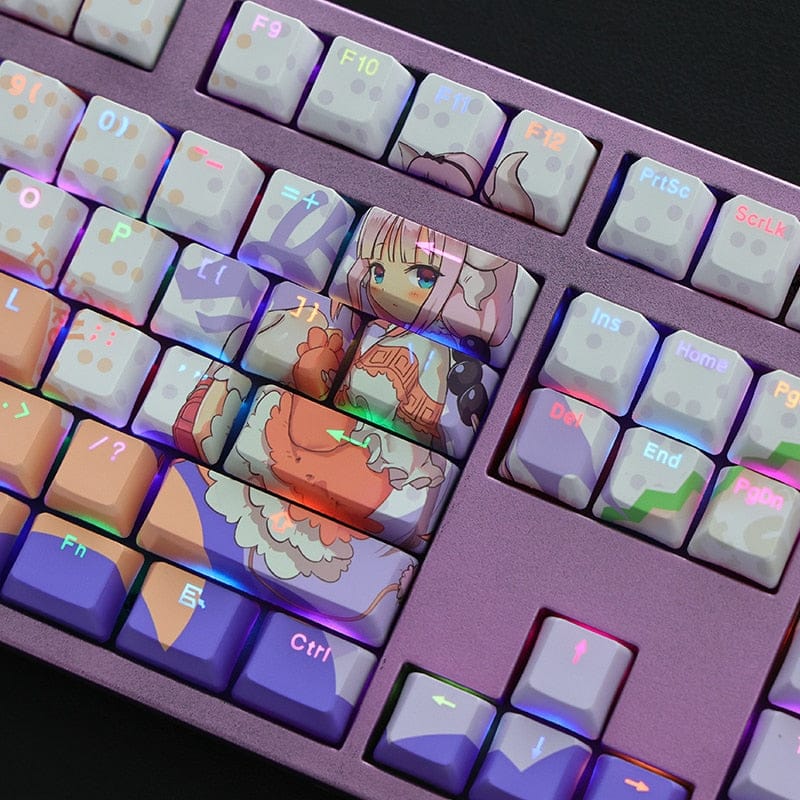My Anime Keycaps Complete Set Miss Kobayashi's Dragon Maid: Backlit Keycap Set