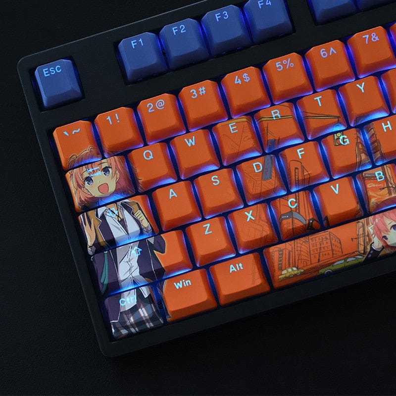 My Anime Keycaps Complete Set My Teen Romantic Comedy: Yui Yuigahama Backlit Keycap Set