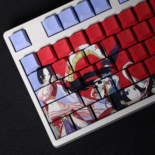 My Anime Keycaps Complete Set One Piece: Boa Hancock Backlit Keycap Set