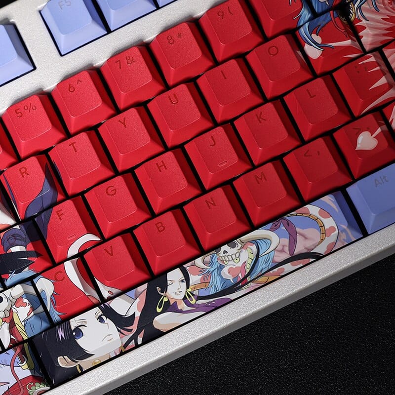 My Anime Keycaps Complete Set One Piece: Boa Hancock Backlit Keycap Set
