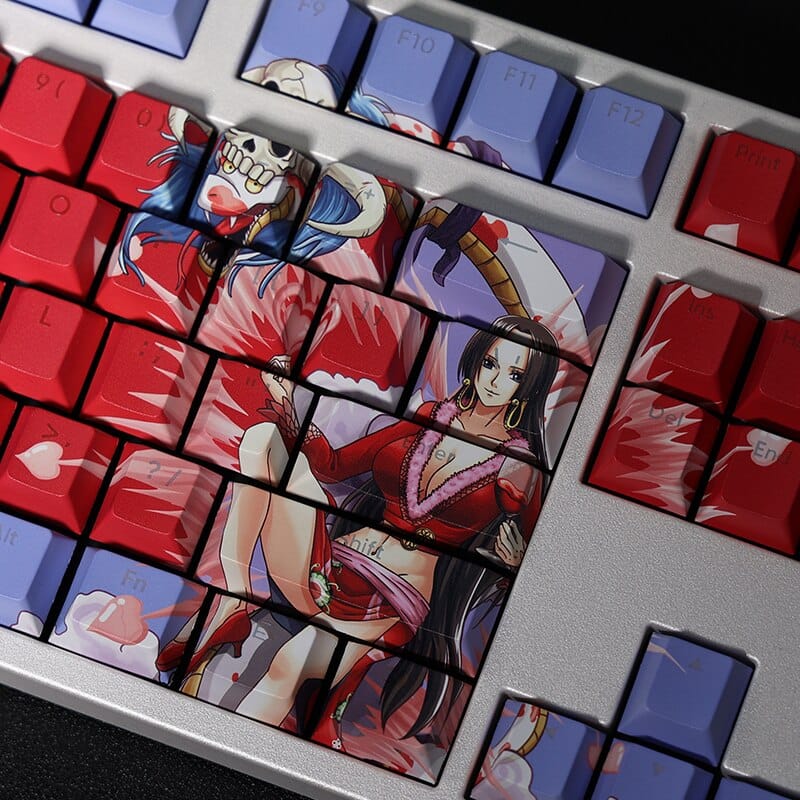My Anime Keycaps Complete Set One Piece: Boa Hancock Backlit Keycap Set