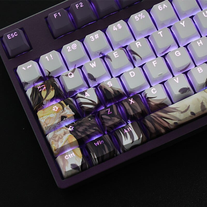My Anime Keycaps Complete Set Overlord: Albedo Backlit Keycap Set