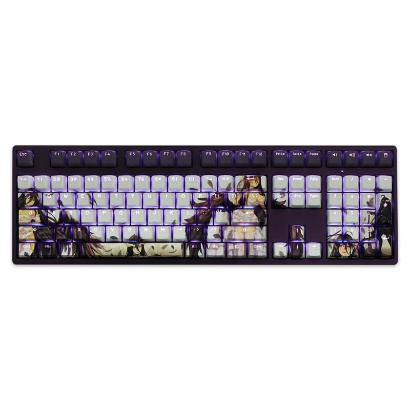 My Anime Keycaps Complete Set Overlord: Albedo Backlit Keycap Set