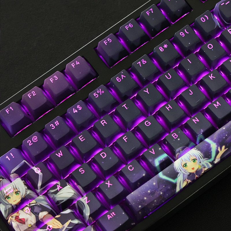 My Anime Keycaps Complete Set Planetarian: Yumemi Hoshino Backlit Keycap Set
