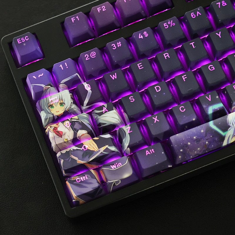 My Anime Keycaps Complete Set Planetarian: Yumemi Hoshino Backlit Keycap Set