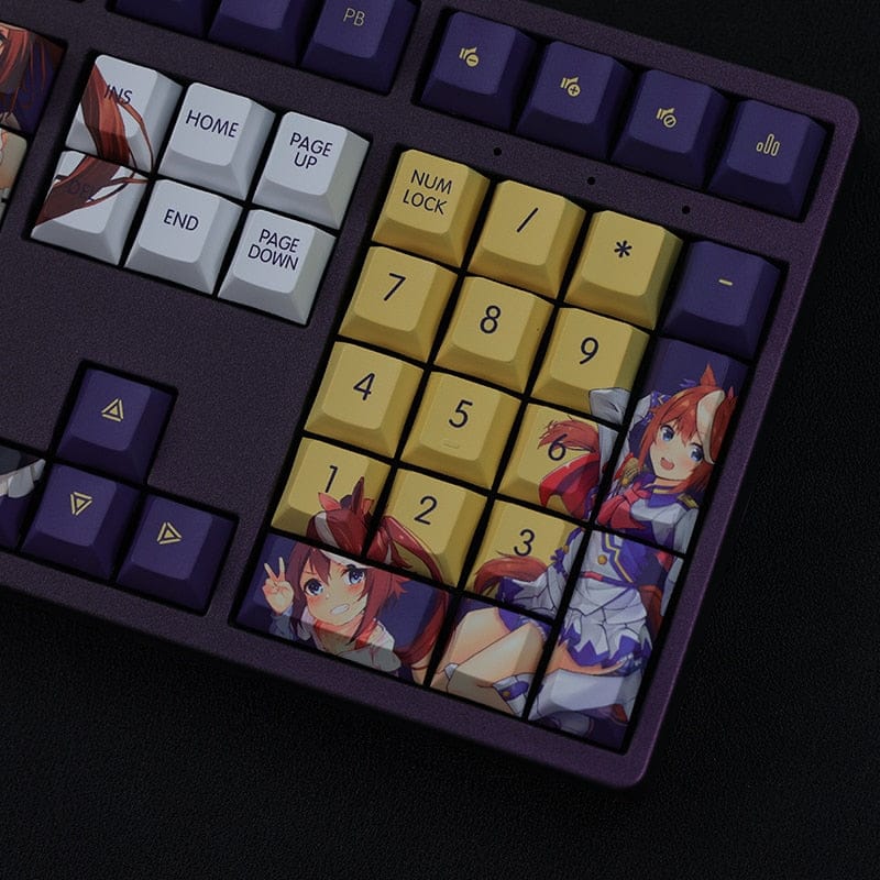 My Anime Keycaps Complete Set Pretty Derby: Tokai Teio Keycap Set